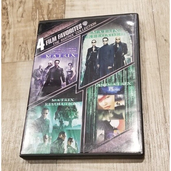 4 Film Favorites: The Matrix Collection The Matrix The Matrix Reloaded VG - Picture 1 of 2